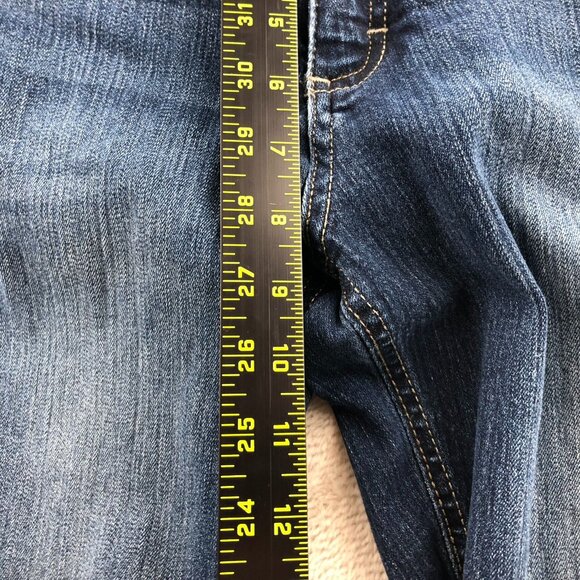 Lee Riders Womens Jeans Size 6M Midrise Bootcut Leg Blue Dark Denim Casual - Picture 7 of 16
